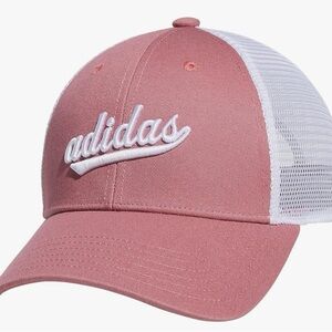 NWOT Adidas Aeroready‎ Women’s OS Pink Strata Adjustable Trucker Cap